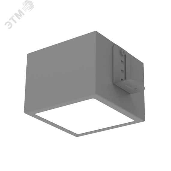 Светильник светодиодный ДВО-12Вт 4000К IP40 DL-Grill Серый Вартон V1-R0-70808-10000-4001240