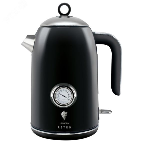 Чайник электрический LE-1903/2, стиль ''Ретро'', цвет черный Leonord 105842
