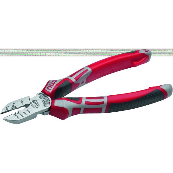 Бокорезы электрика (3 В 1) 190 мм, покрытие Crom, рукоятки SoftGripp 3K NWS 135-49-190