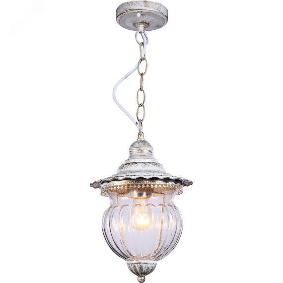 Светильник НСУ-60w цепь Е27 IP44 белое золото FERON PL595 41169