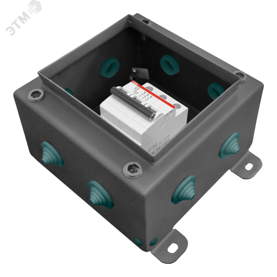Коробка распределительная КМ-А-IP55-1515, корпус из нержавеющей стали, количество вводов 8 Гефест-СПб КМ-А-IP55-1515нерж 8вв