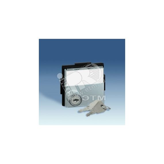 Крышка для розетки с ключом TOP IMPACT, Scudo, алюминий Simon 2705091-033