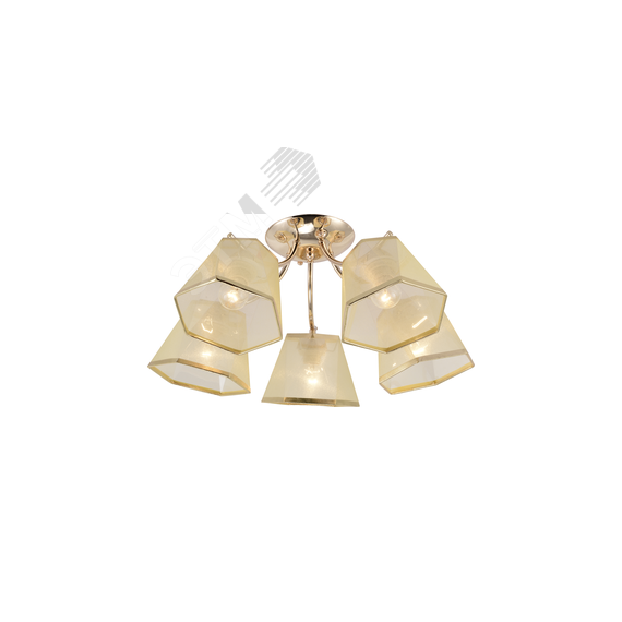 Люстра Alyssa 9168-305 5 х Е27 60 Вт модерн Rivoli (Б0059984) Rivoli Б0059984