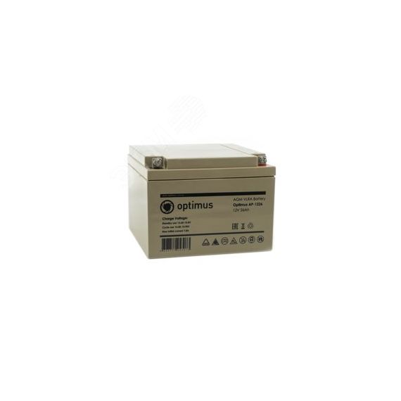 Аккумуляторная батарея Optimus AP-1226 26ач 12в Optimus CCTV В0000012052