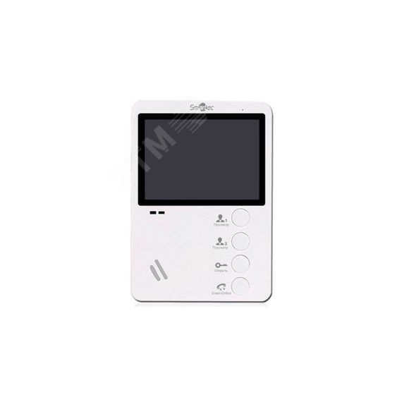 Монитор домофона с диагональю 4'' без памяти, белый Smartec ST-MS104-WT