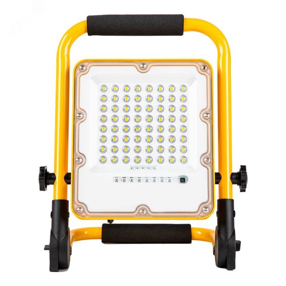 Прожектор светодиодный ДО-30w переносной аккумуляторный 6400K IP66 с зарядным устройством FERON LL-950 48675