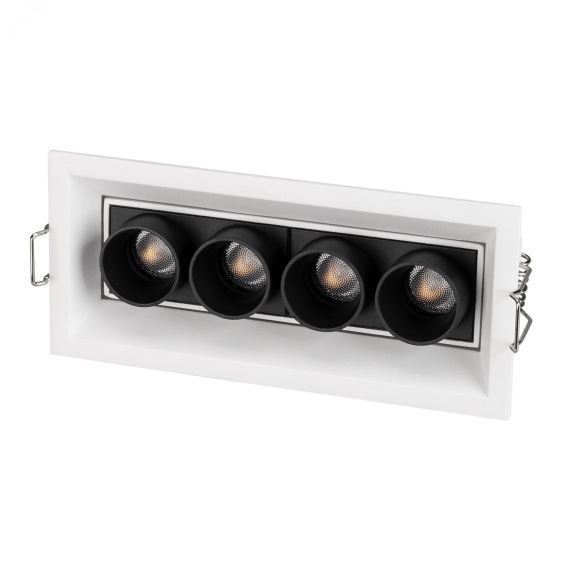 Светильник MS-ORIENT-BUILT-TURN-TC-S67x150-10W Warm3000 (WH-BK, 30 deg, 230V) (ARL, IP20 Металл, 5 лет) Arlight 031929