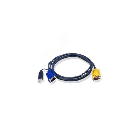 Кабель KVM VGA, PS/2, USB, 6 метров Aten 2L-5206UP