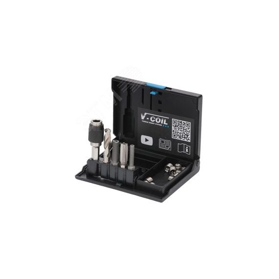 Набор для восстановления резьбы М 6,0х1,0 15 предметов V-Coil Rapid Voelkel V04310