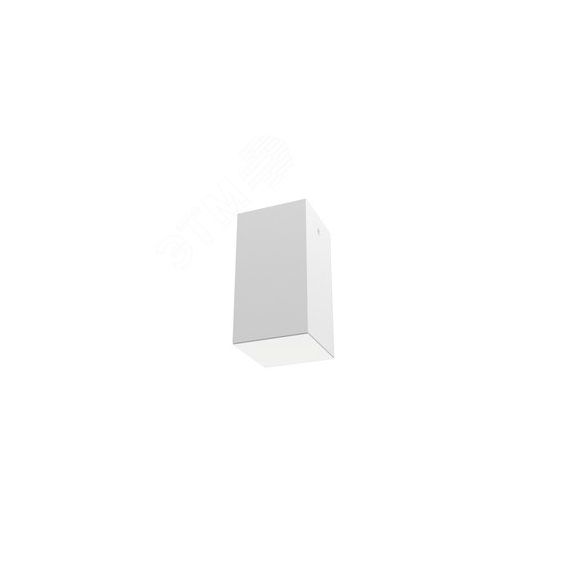 Светильник светодиодный DL-Box накладной 9Вт 4000K 90х90х170мм белый муар с рассеивателем опал Вартон V1-R0-00817-20000-2000940