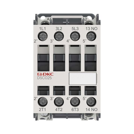 Магнитный контактор YON DSC025 25A 12,5кВт AC3 3P кат.24В AC 1НО