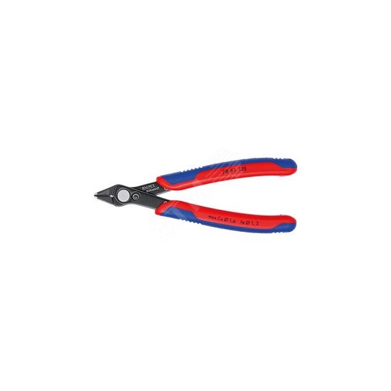 Бокорезы ElecTronic Super KNips вороненые 125 мм Knipex KN-7881125SB