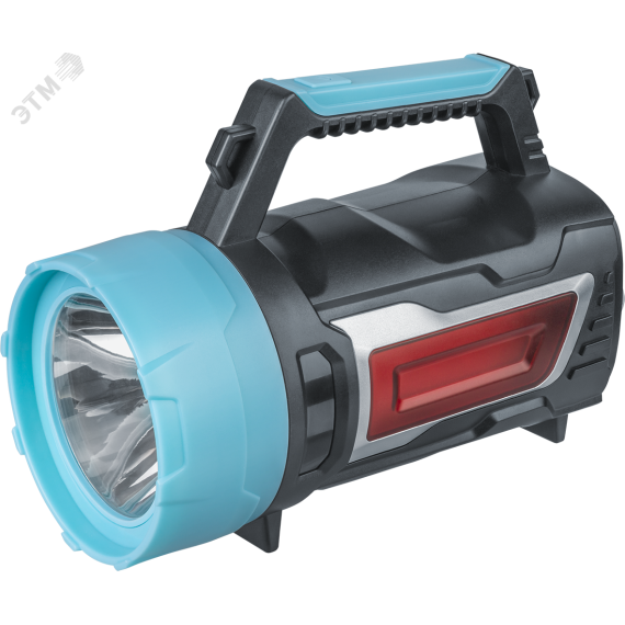 Фонарь светодиодный NPT-SP21-ACCU 10Вт+1COB 3Вт+10LED 240Лм 200м аккумуляторный прожектор+кемпинг пластик 4.4Ач Navigator Group 14267
