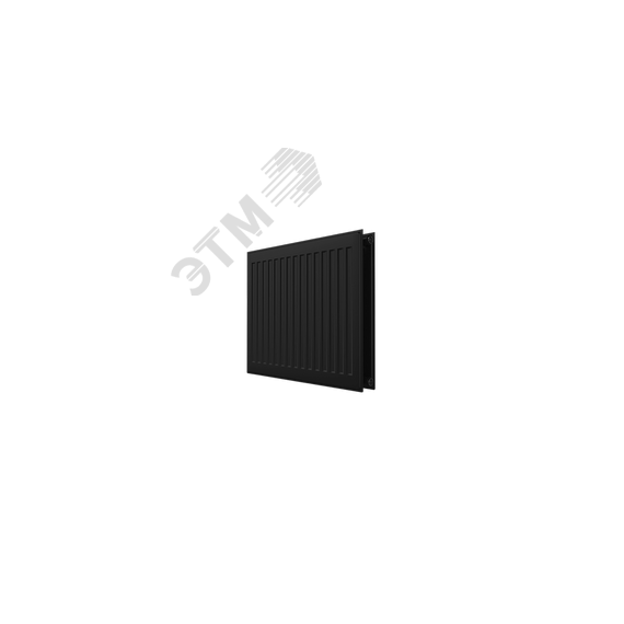 Радиатор стальной панельный 20/300/400 боковое подключение цвет черный Royal Thermo H20-300-400/NS