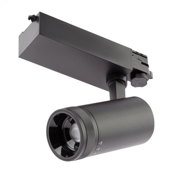 Светильник трековый трёхфазный STR-30-99-40K-B30 регулируемый луч 4000K черный ЭРА Б0049791