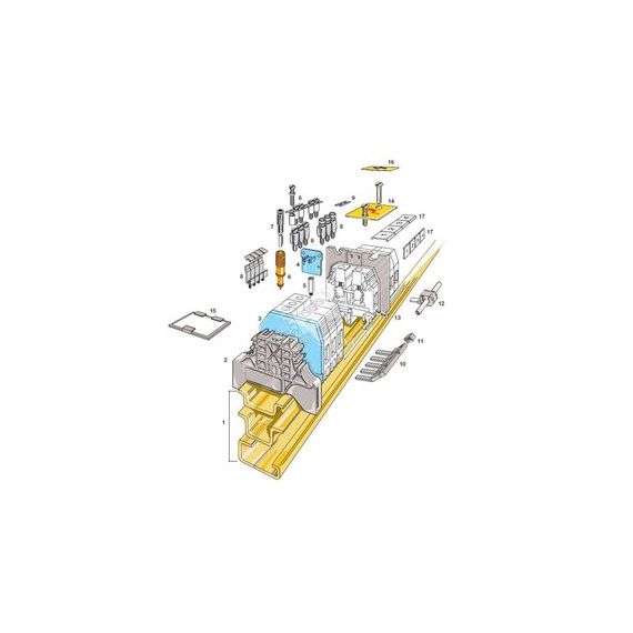 Держатель печатной платы SE100 100Х1000мм TE Connectivity ОУЭО ENT1SNA103885R1000