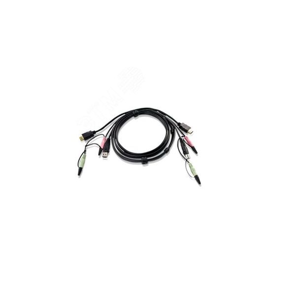 Кабель KVM HDMI, USB, аудио, 1.8 метра Aten 2L-7D02UH