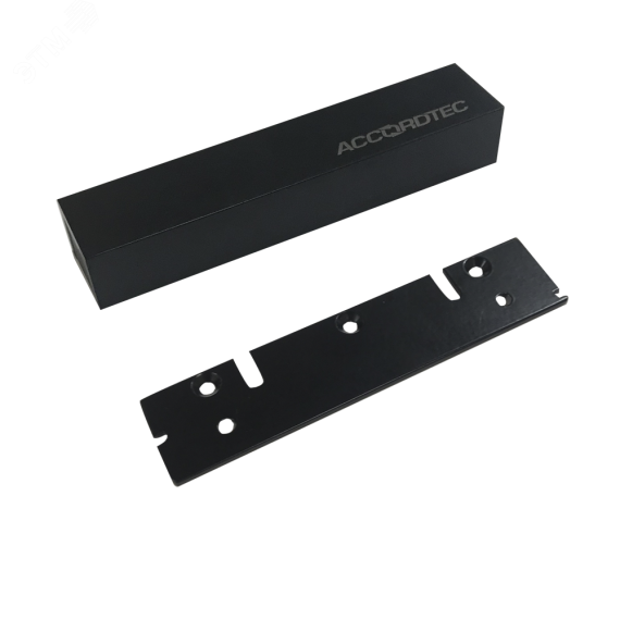 Замок электромагнитный ML-200K Premium Black с планкой AccordTec AT-13143