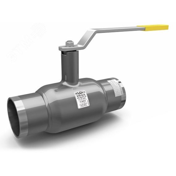 Кран шаровой приварной полнопроходной DN80 PN25 LD КШ.Ц.П.080.025.02