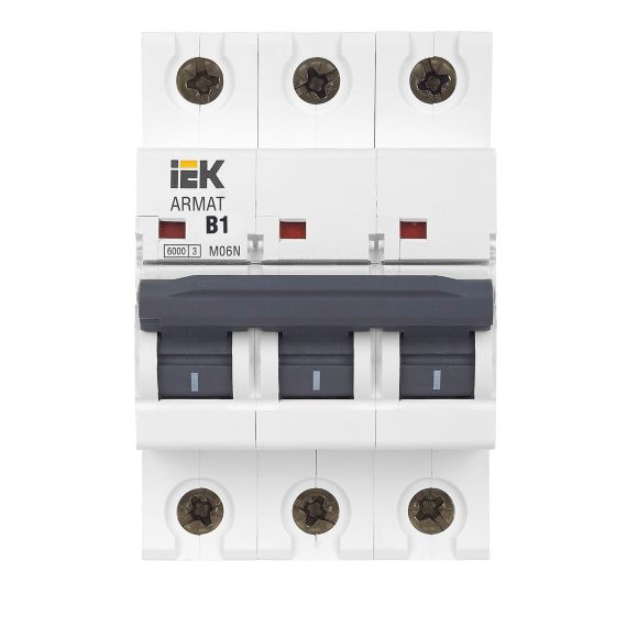 ARMAT Автоматический выключатель M06N 3P B 1А IEK