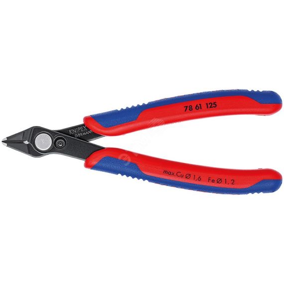 Бокорез ElecTronic Super KNips вороненые 125 мм Knipex KN-7861125SB
