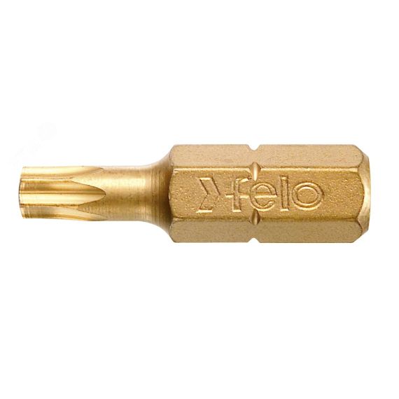 Бита серия TiN TX27х25, 10 шт Felo 02627070