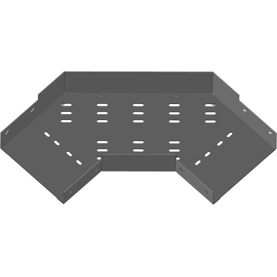 Лоток угловой замковый  перфорированный  КГЗ 200х100-90 УХЛ1 поворот на 90, горячее цинкование(толщина покрытия 40 -120мкм) S1,5 Завод ЭМИ Курган П0000006545
