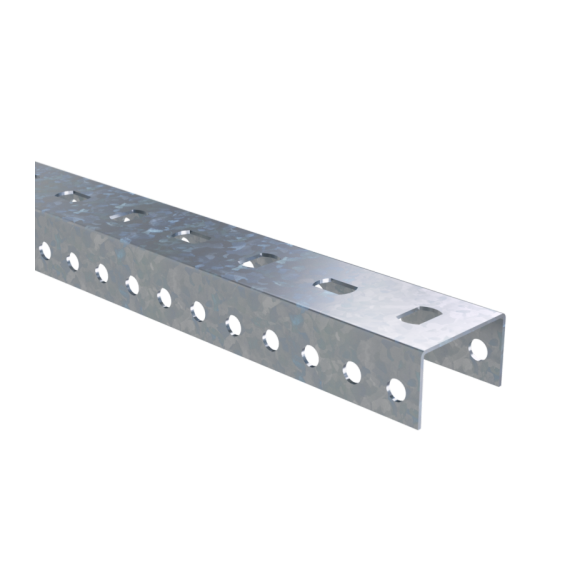 П-образный профиль PSL, L1500, толщ.1,5 мм, нержавеющая сталь AISI 304