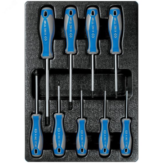 Набор отверток TORX, ложемент, 9 предметов King Tony 9-31909PR