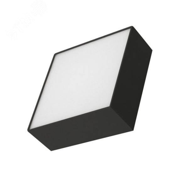 Светильник SP-QUADRO-S175x175-16W Warm3000 (BK, 120 deg, 230V) (, IP40 Металл, 3 года) Arlight 034783