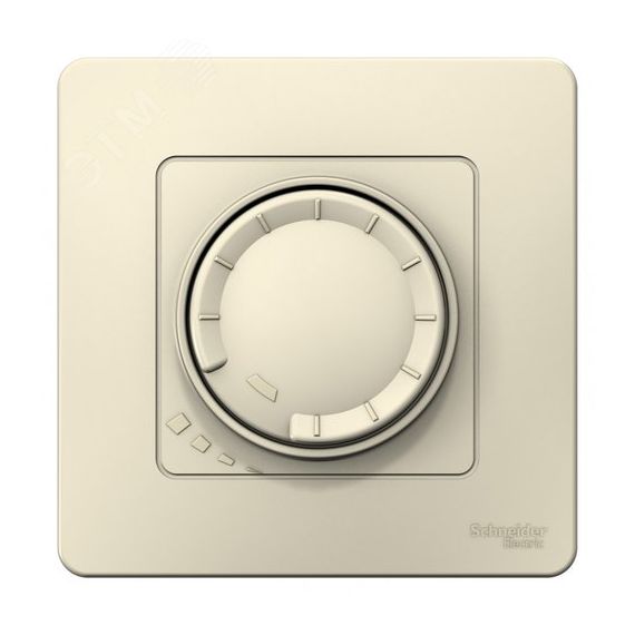 BLANCA скрытой установки светорегулятор (диммер) поворотно-нажимной 400вт, молочный SE (Systeme) BLNSS040012