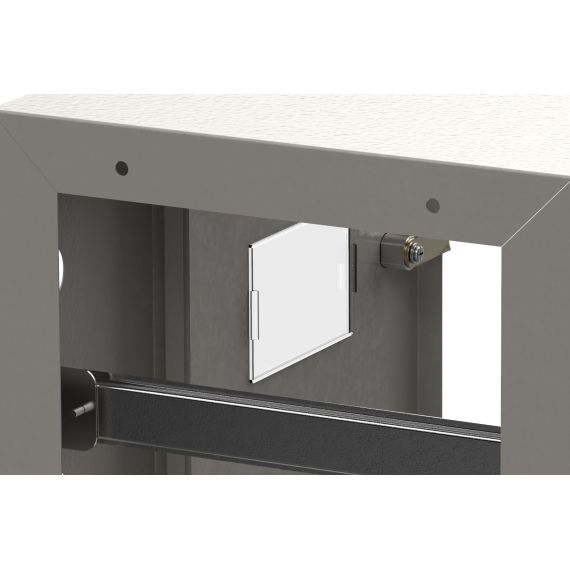 Предусмотрены отверстия для монтажа ящика к стене.