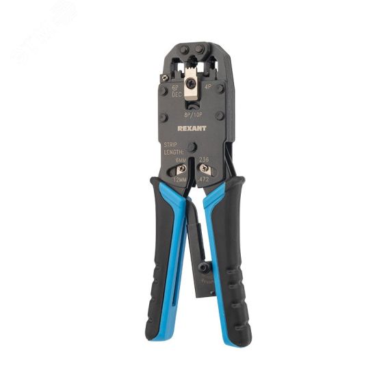 Кримпер для обжима 10P10C / 8P8C / 6P6C / 4P4C (ht-200R) REXANT 12-3442-1