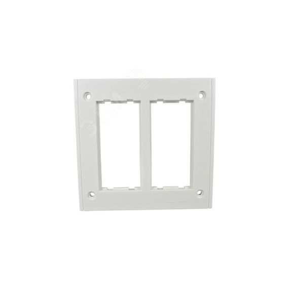 Connect Рамка на 2 S-модуля к монт.коробке SBM250, Сима Про, алюминий Simon SBM202-8