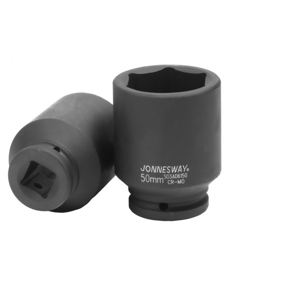 Головка торцевая ударная глубокая 3/4''DR, 50 мм Jonnesway S03AD6150