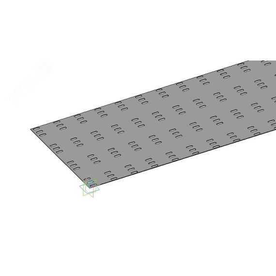 Донное основание секции прямой НЛ-ДО40-П2,87 УХЛ1 395х2870, оцинкованный лист(толщина покрытия 10 -18мкм), S1,0 Завод ЭМИ Курган П0000004874