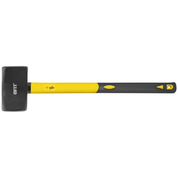 Кувалда кованая, фиберглассовая ручка 600 мм, 4 кг FIT 45229