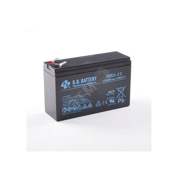 Аккумулятор 12В 6Ач B.B.Battery HR 6-12