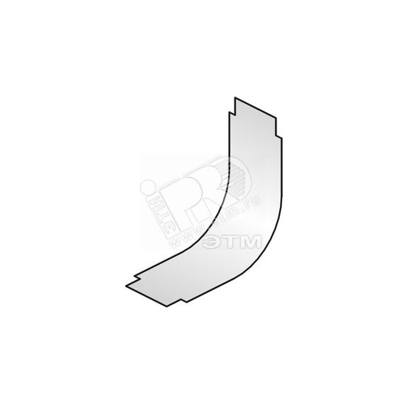 Крышка для вертикального внутреннего угла 90° Vergokan PEDSB90.300