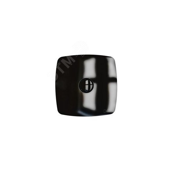 Вентилятор осевой вытяжной с обратным клапаном D100 декоративный DiCiTi RIO 4C Obsidian