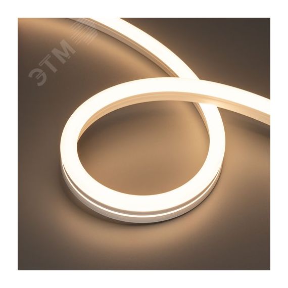 Лента герметичная MOONLIGHT-SIDE-A140-12x24mm 24V Warm3000 (9.6 W/m, IP68, 5m, wire x2) (Arlight, Вывод прямой, 3 года) Arlight 038602