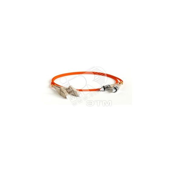 Патч-корд волоконно-оптический (шнур) мм 62.5/125 ST-LC duplex LSZH (50м) Hyperline 243386