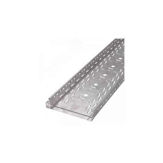 Лоток перфорированный Стандарт INOX (AISI 409) 300х50х3000 (0,8 мм) (6 м/уп) Промрукав PR16.2420