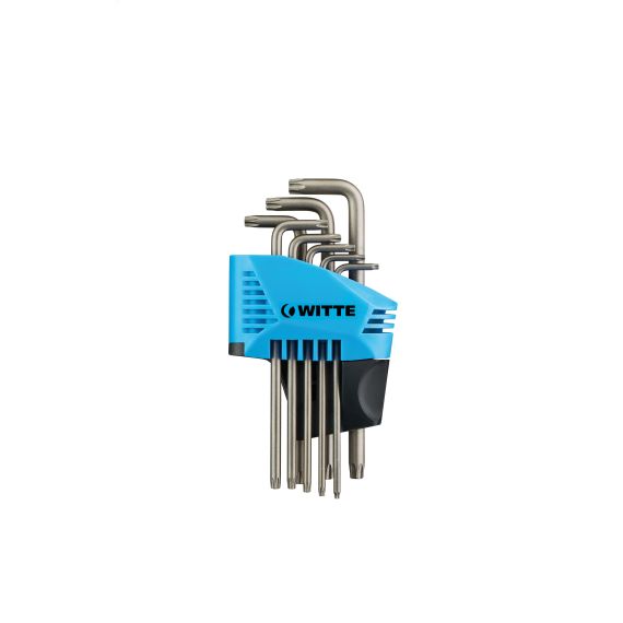Ключ шестигранный, набор, TORX, 8 шт., блистер WITTE 450323016
