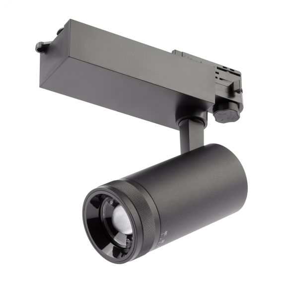 Светильник трековый трёхфазный STR-30-99-40K-B20 регулируемый луч 4000K черный ЭРА Б0049790