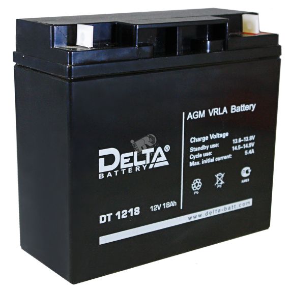 Аккумулятор DT 12В 18Ач Delta DT 1218