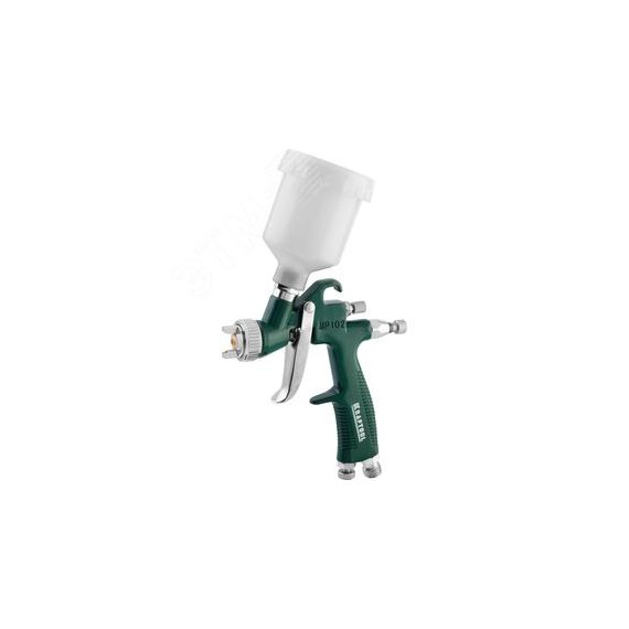 Краскопульт пневматический AirKraft Mini, HVLP, c верхним бачком, 1,0мм KRAFTOOL 06565-1.0