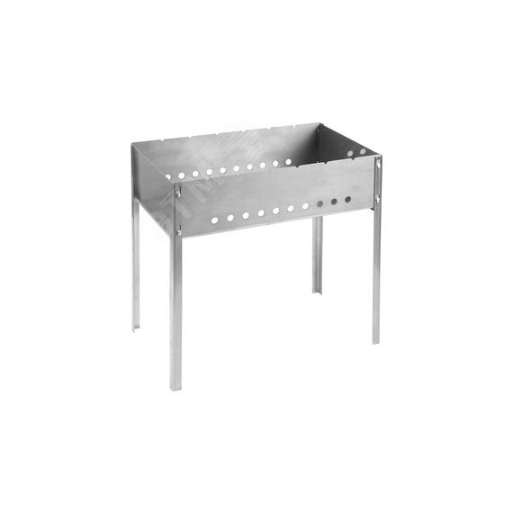 Мангал ''BARBECUE'', нержавеющая сталь, толщина 1,5мм, 500х300х500мм GRINDA 427784