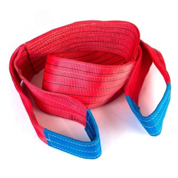 Строп текстильный двухпетлевой длиной 6м Исполнение 3 для поднятия грузов до 5т КМП 00-00004731