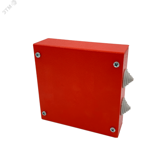 Коробка распределительная огнестойкая КРОПС-ST2, IP41, габаритные размеры 130х130х40 мм, для кабелей сечением до 4 мм2, 6 клемм КМ-профиль KR0088